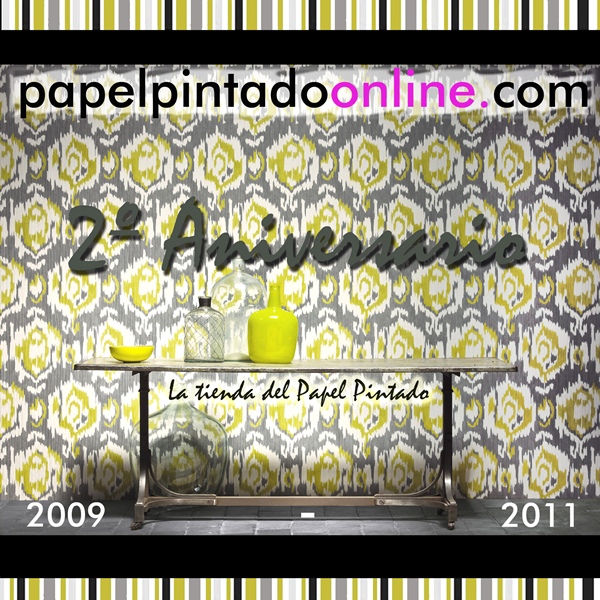2º aniversario de la mayor tienda online de papel pintado