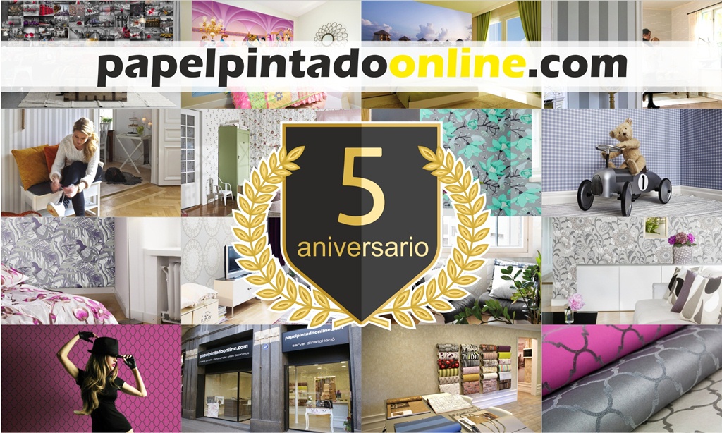 Papel Pintado Online 5 Aniversario