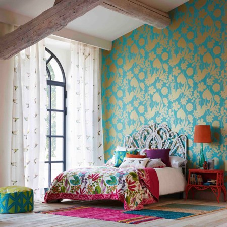 Papel Pintado Flores Amazilia Papel Pintado Flores Amazilia