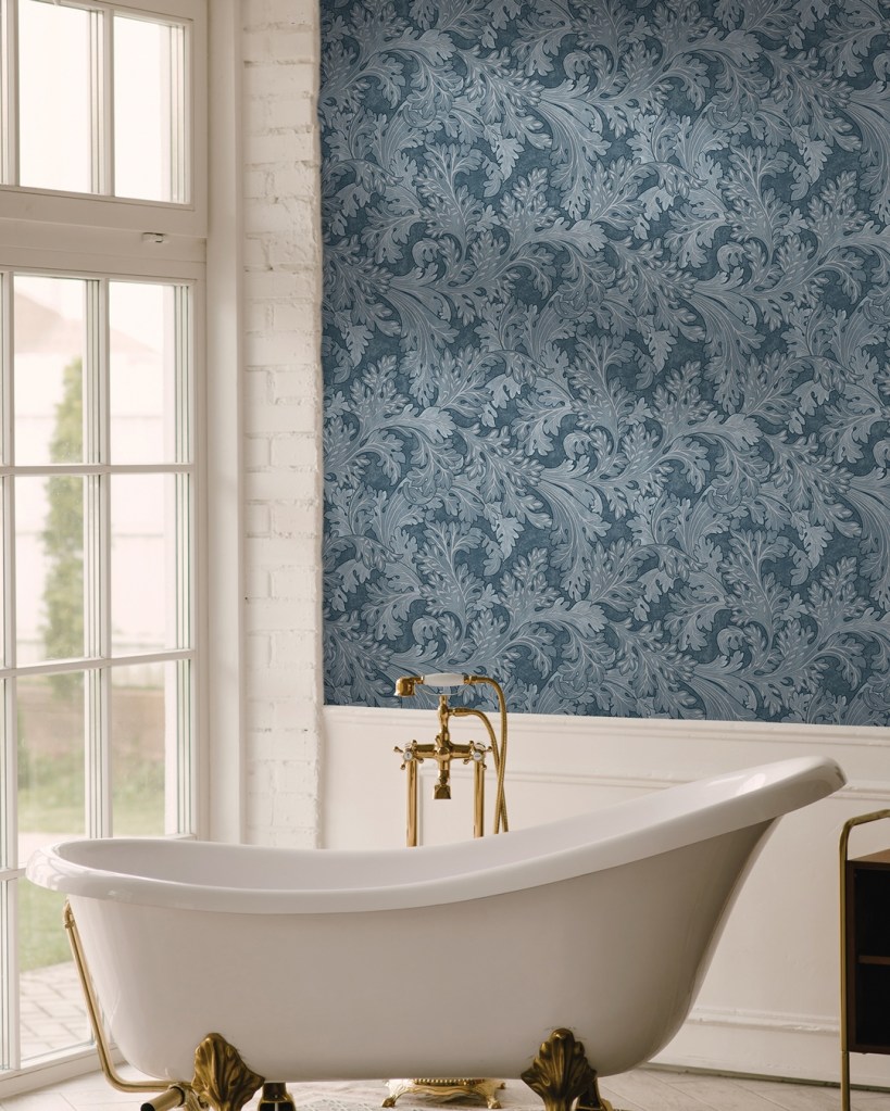 Papel Pintado Floral Clásico Ingles Colección Arboretum