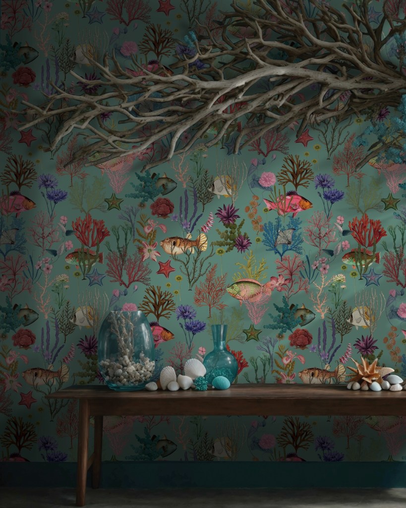 Papel Pintado Digital Fondo Marino 99430