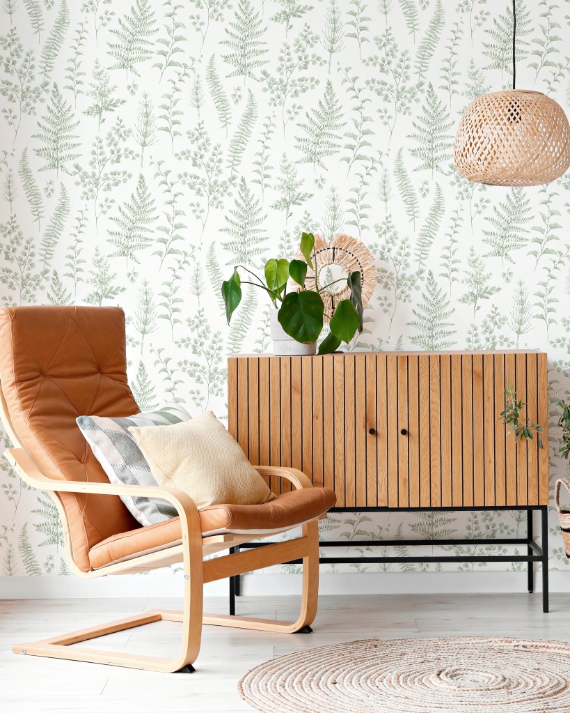 papel pintado naturalia y su paleta de colores