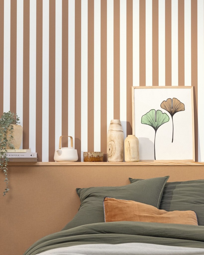 papel pintado rayas verticales , Azur colección Mediterránea