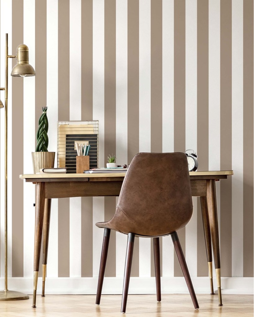 Papel Pintado Rayas Vinilicas Bicolor