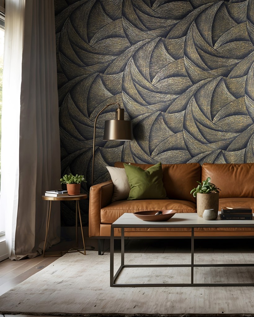 Papel Pintado Espiral 3D - Catalogo Ritus de Marburg