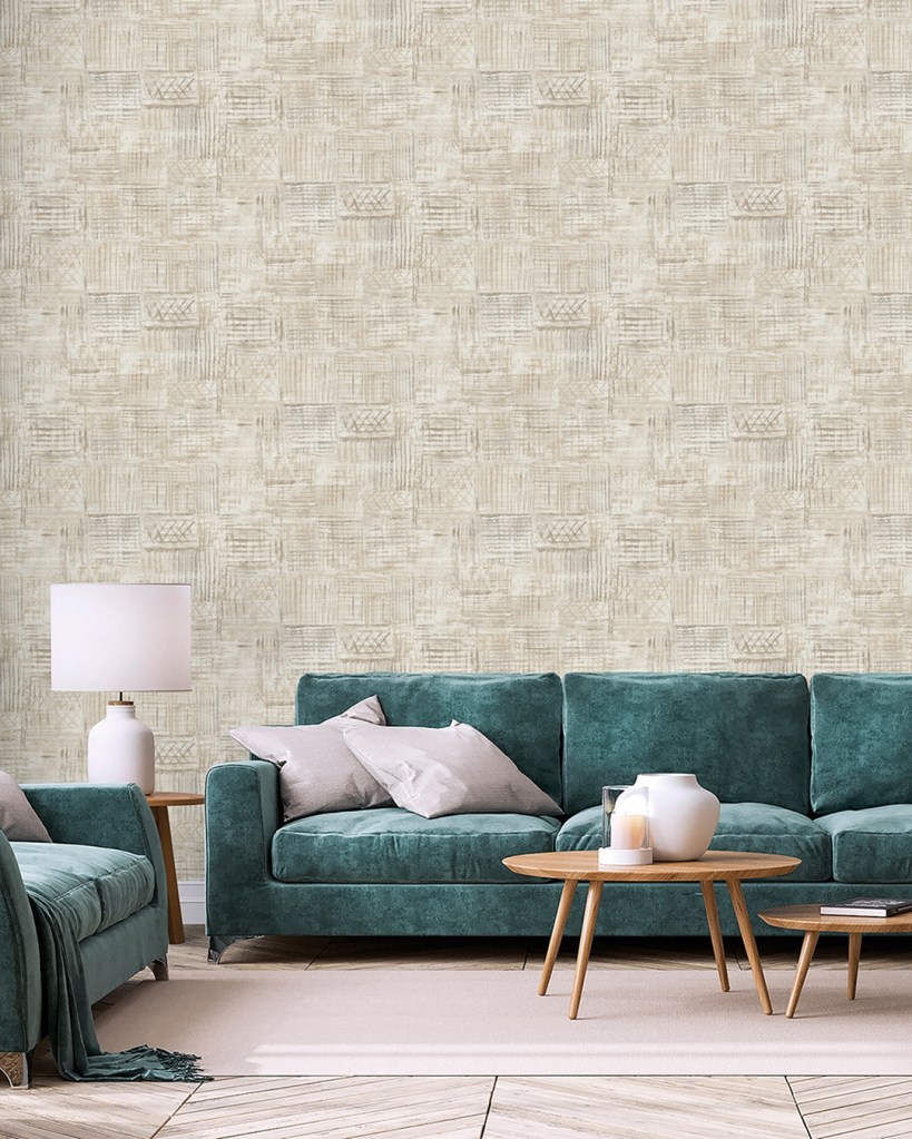 Papel Pintado Étnico en colores calidos